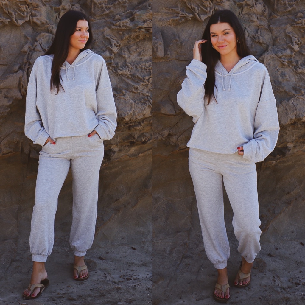 Gray Drawstring Joggers